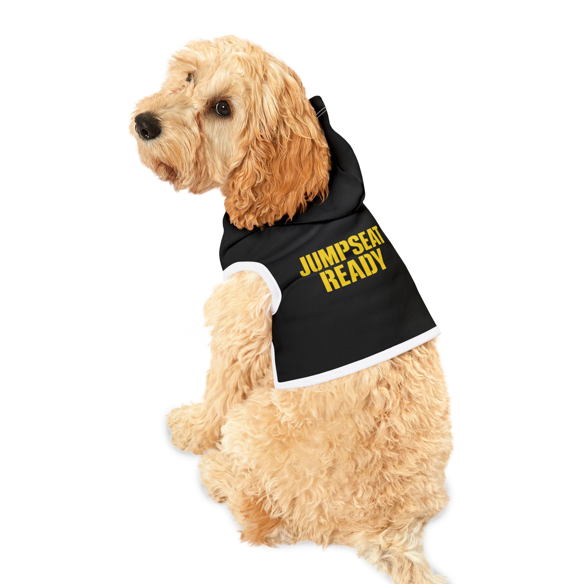 Jumpseat Ready Dog Hoodie