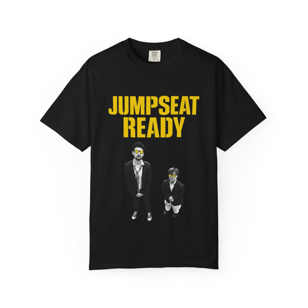 Jumpseat Ready T‑Shirt — Band Tour Tee with 'Replace Face' Tracklist