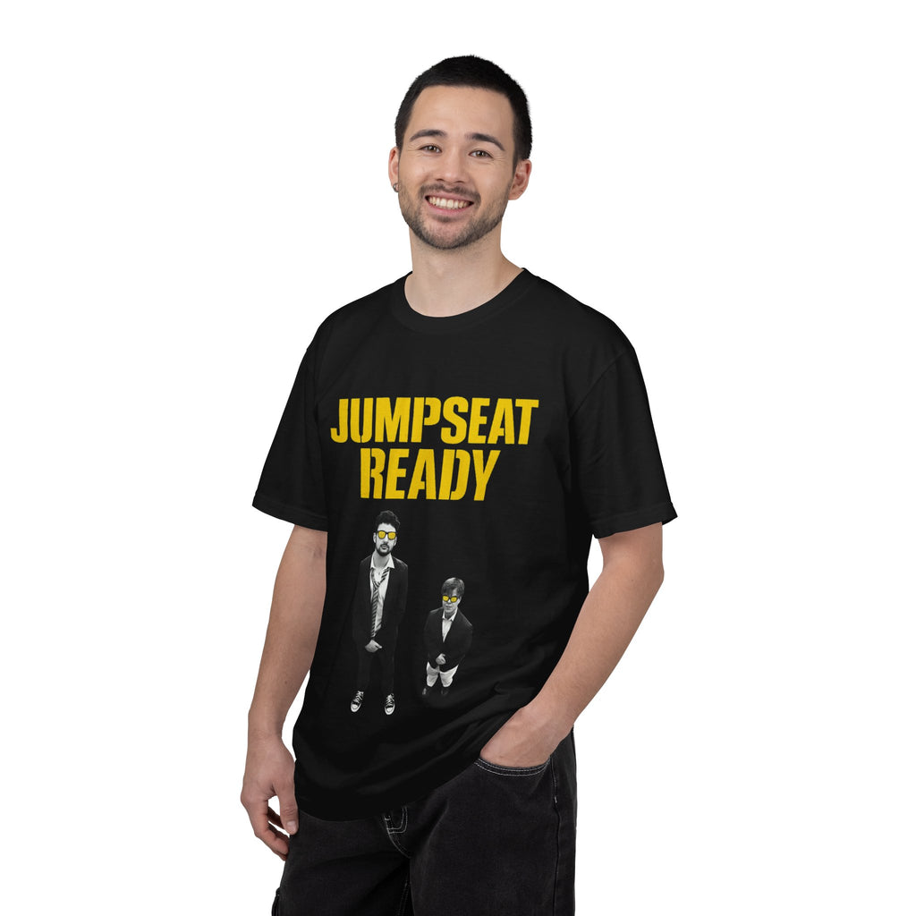 Jumpseat Ready T‑Shirt — Band Tour Tee with 'Replace Face' Tracklist